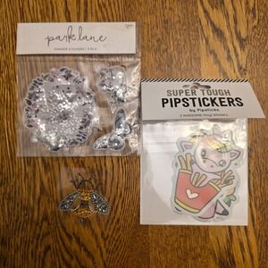 Scrapbook Stickers 3D Glitter Rhinestone Kawaii Bee‎ Thankful Grateful Unicorn